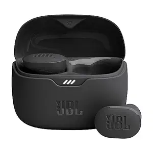 JBL Tune Buds In Ear Wireless TWS Earbuds with Mic, ANC Earbuds, Customized Extra Bass with Headphones App, 48 Hrs Battery, Quick Charge, 4-Mics, IP54, Ambient Aware & Talk-Thru, Bluetooth 5.3 (Black)