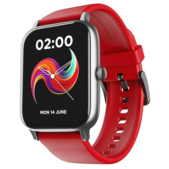 boAt Xtend Pro Smart Watch w/Advanced Dedicated Bluetooth Calling Chip, Coins,Dial Pad, 1.78 AMOLED Display,ASAP (Fast) Charge,700+ Active Modes,Health Ecosystem(Raging Red)